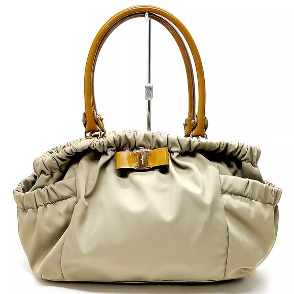 Salvatore Ferragamo Signature Ribbon Nylon Bag 😍💛 - Picture 10 of 11